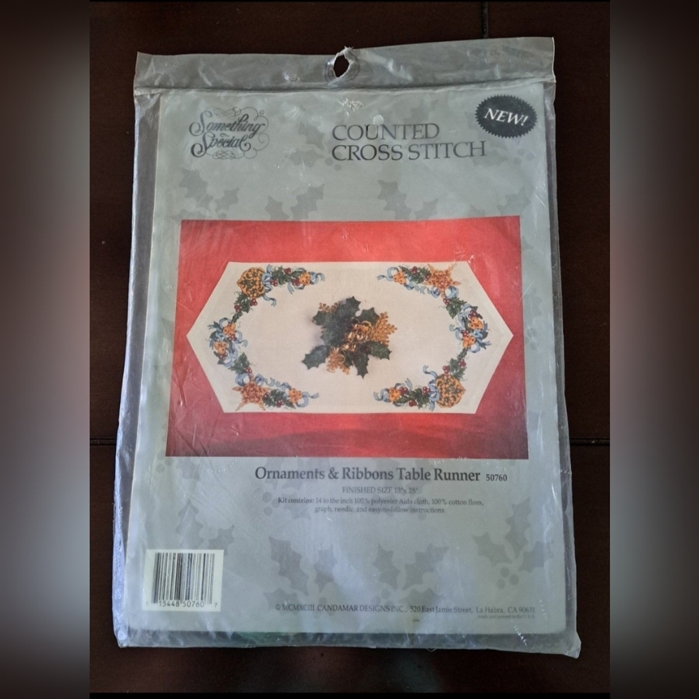 Counted Cross Stitch Table Runner Kit